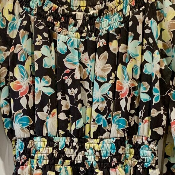 Pretty and Colourful Floral Above-knee (On/Off-the-Shoulder) Dress (NWOT) - Picture 5 of 6